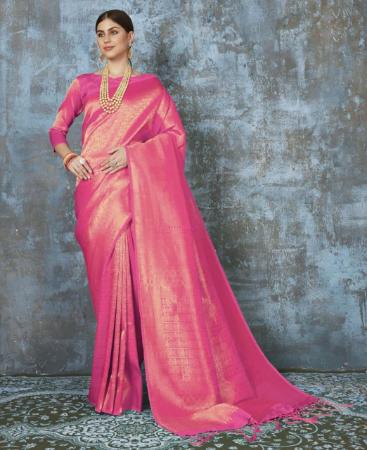 Picture of Marvelous Pink Casual Saree