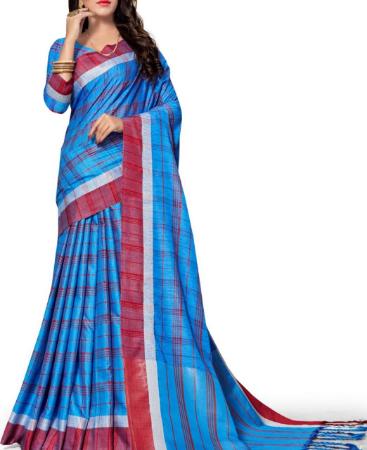 Picture of Radiant Blue Casual Saree