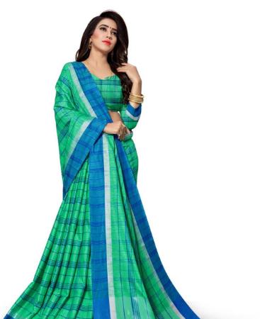 Picture of Statuesque Green Casual Saree