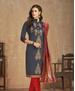 Picture of Bewitching Dark Grey Cotton Salwar Kameez