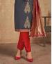 Picture of Bewitching Dark Grey Cotton Salwar Kameez