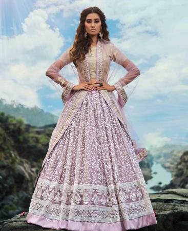 Picture of Beauteous Lilac Lehenga Choli