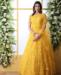 Picture of Magnificent Yellow Party Wear Gown