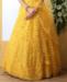 Picture of Magnificent Yellow Party Wear Gown