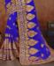 Picture of Comely Blue Georgette Saree