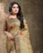 Picture of Ideal Golden Georgette Saree