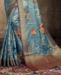 Picture of Superb Blue Georgette Saree