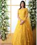 Picture of Magnificent Yellow Party Wear Gown