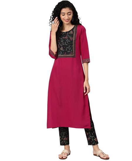 Picture of Beauteous Pink Kurtis & Tunic