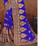 Picture of Comely Blue Georgette Saree