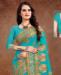 Picture of Elegant Blue Georgette Saree