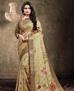 Picture of Charming Golden Georgette Saree