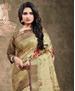 Picture of Charming Golden Georgette Saree