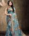 Picture of Superb Blue Georgette Saree