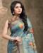 Picture of Superb Blue Georgette Saree