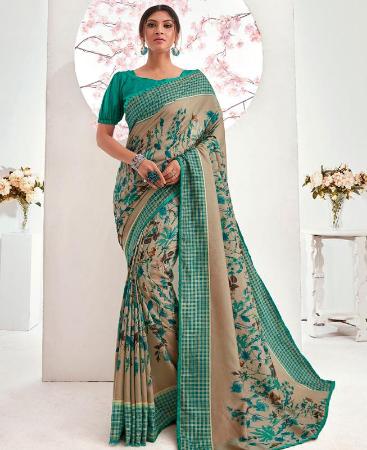 Picture of Elegant Designer Casual Saree