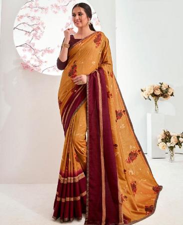 Picture of Beautiful Designer Casual Saree