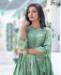 Picture of Resplendent Moss Green Readymade Gown