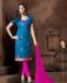 Picture of Gorgeous Blue Cotton Salwar Kameez