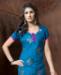 Picture of Gorgeous Blue Cotton Salwar Kameez