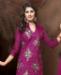 Picture of Resplendent Purple Cotton Salwar Kameez