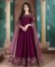 Picture of Pretty Wine Anarkali Salwar Kameez