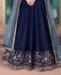 Picture of Comely Royal Blue Anarkali Salwar Kameez