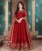 Picture of Stunning Red Anarkali Salwar Kameez