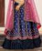 Picture of Statuesque Navy Blue Lehenga Choli