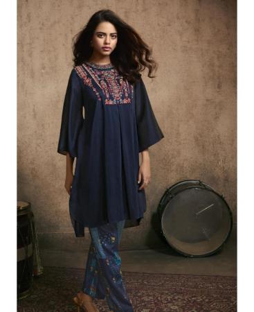 Picture of Nice Navy Blue Kurtis & Tunic