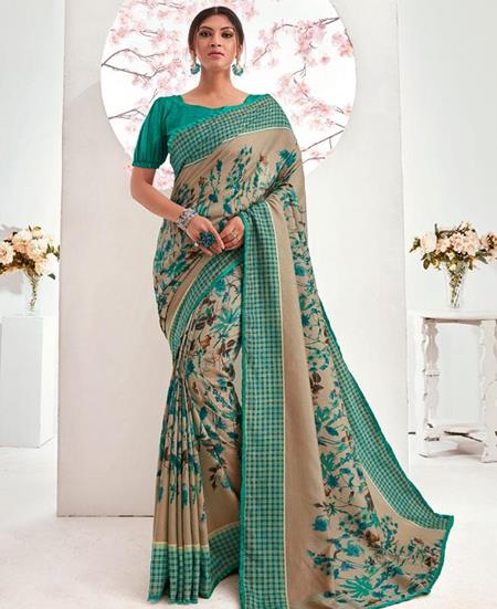 Picture of Elegant Designer Casual Saree