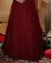 Picture of Pleasing Maroon Lehenga Choli