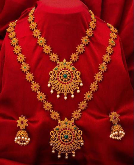 Picture of Superb Golden Necklace Set