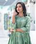 Picture of Resplendent Moss Green Readymade Gown