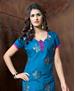 Picture of Gorgeous Blue Cotton Salwar Kameez