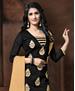 Picture of Beautiful Black Cotton Salwar Kameez