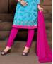 Picture of Splendid Sky Blue Cotton Salwar Kameez