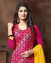 Picture of Fascinating Dark Pink Cotton Salwar Kameez