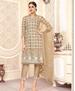 Picture of Beauteous Beige Straight Cut Salwar Kameez