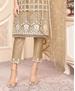 Picture of Beauteous Beige Straight Cut Salwar Kameez