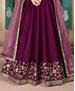 Picture of Pretty Wine Anarkali Salwar Kameez