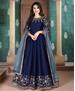 Picture of Comely Royal Blue Anarkali Salwar Kameez