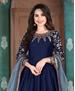 Picture of Comely Royal Blue Anarkali Salwar Kameez