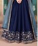 Picture of Comely Royal Blue Anarkali Salwar Kameez