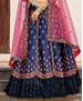 Picture of Statuesque Navy Blue Lehenga Choli