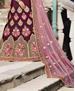 Picture of Elegant Wine Lehenga Choli