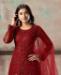 Picture of Ravishing Red Straight Cut Salwar Kameez