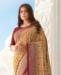 Picture of Amazing Beige & Maroon Silk Saree