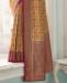 Picture of Amazing Beige & Maroon Silk Saree