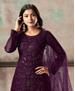 Picture of Admirable Wine Straight Cut Salwar Kameez